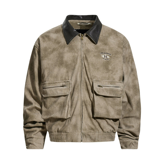 MilkMan Corduroy Patch Jacket