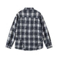 MilkMan Distressed Plaid Shirt