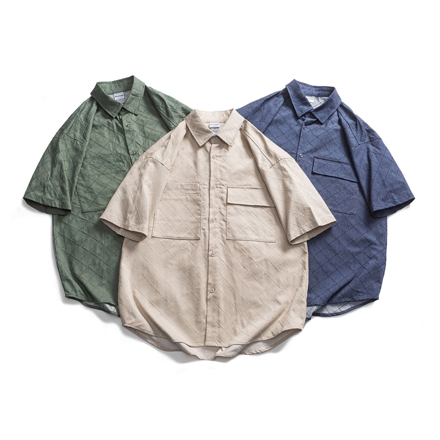 MilkMan Loose Stitch Check Shirt