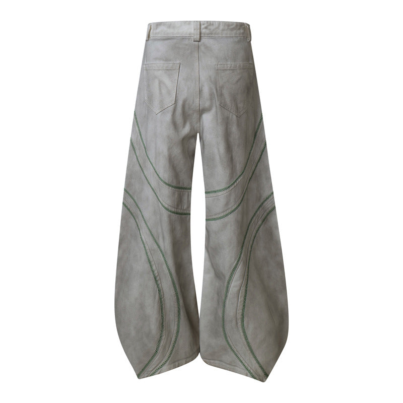 MilkMan Deconstructed Denim Pants