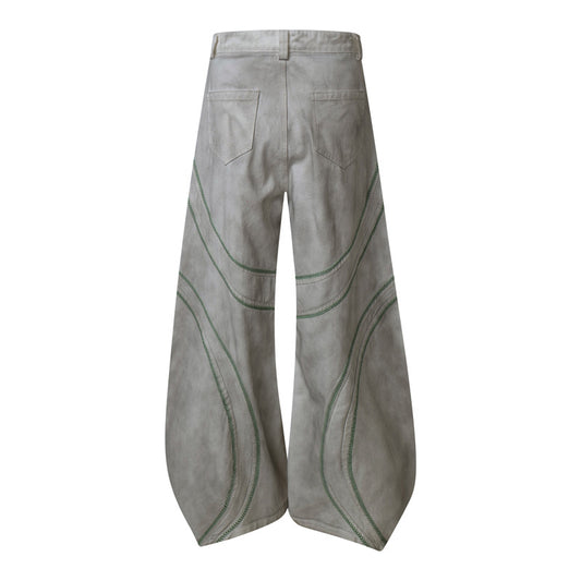 MilkMan Deconstructed Denim Pants