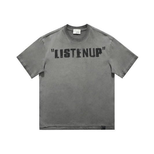 MilkMan Distress Text Tee