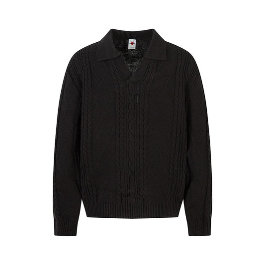 MilkMan Cable Collar Knit