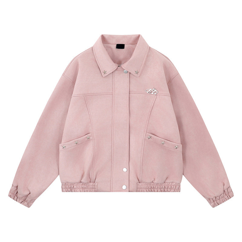 MilkMan Suede Lapel Jacket