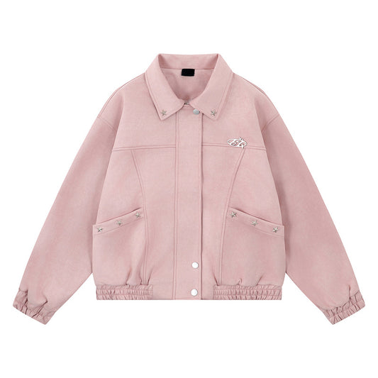 MilkMan Suede Lapel Jacket
