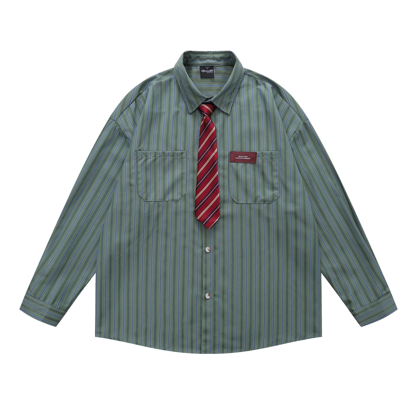 MilkMan Tied Stripe Shirt