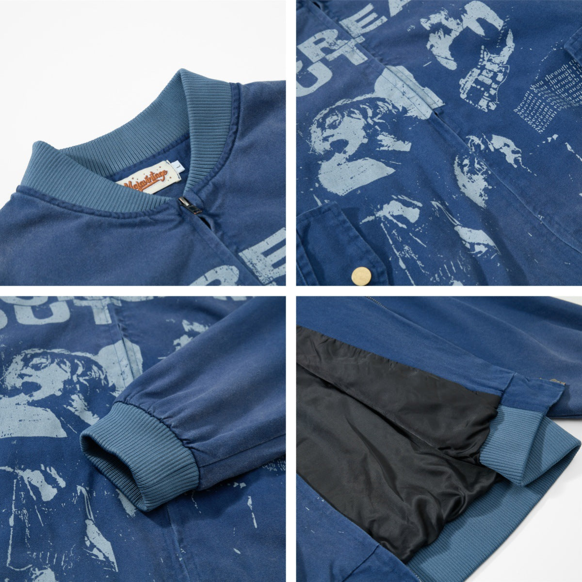 MilkMan Rockabilly Print Jacket