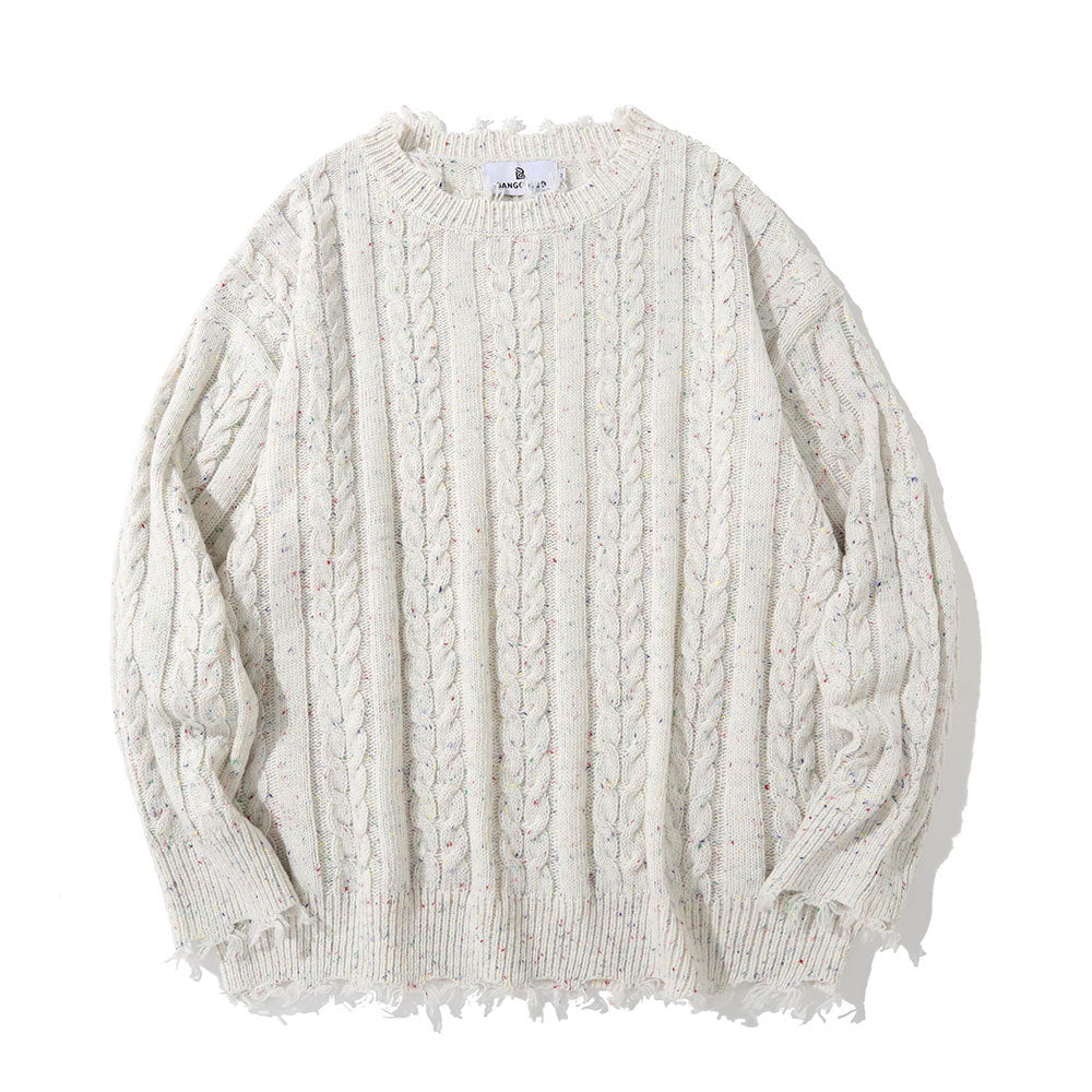 MilkMan Jacquard Crew Sweater