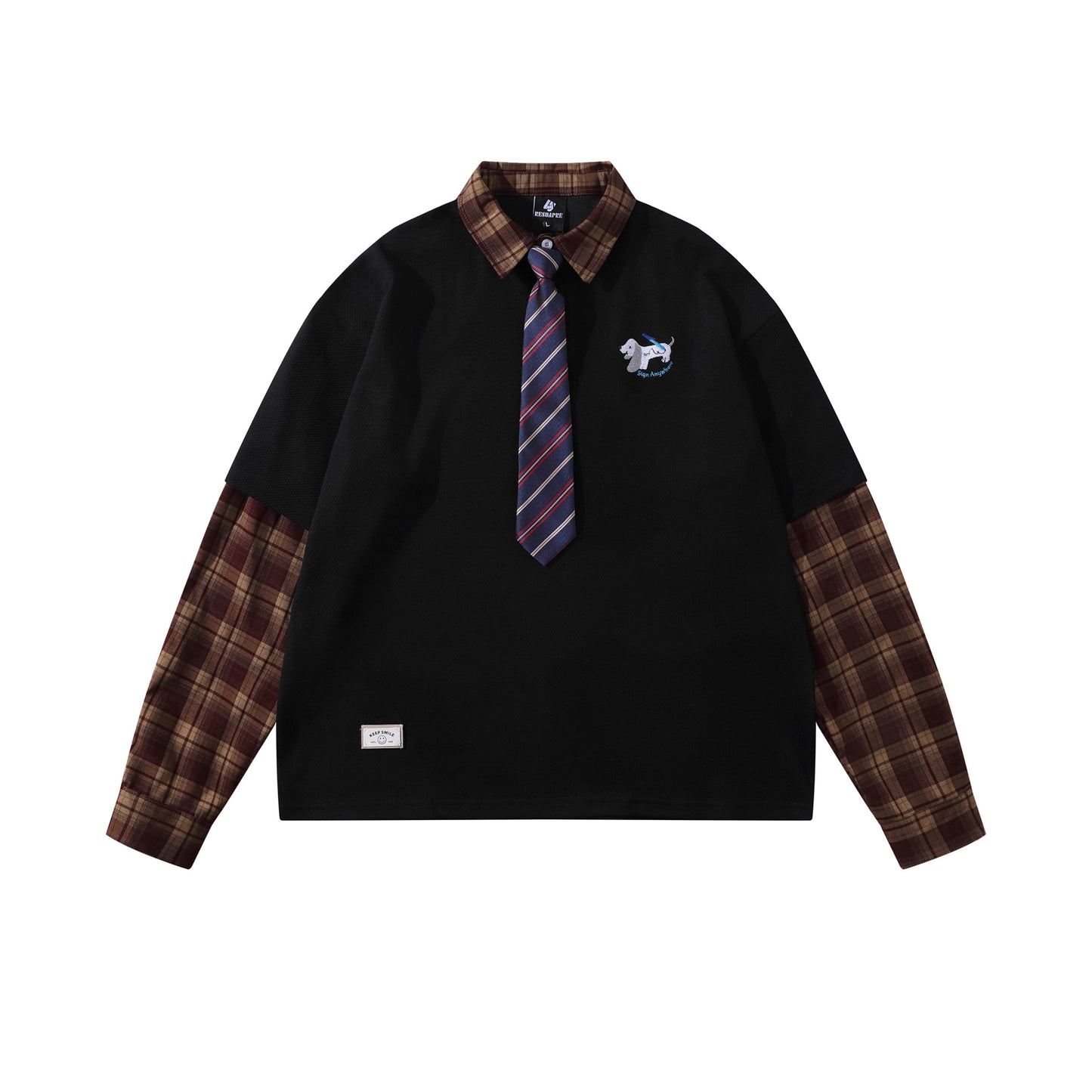 MilkMan Detachable Tie Shirt