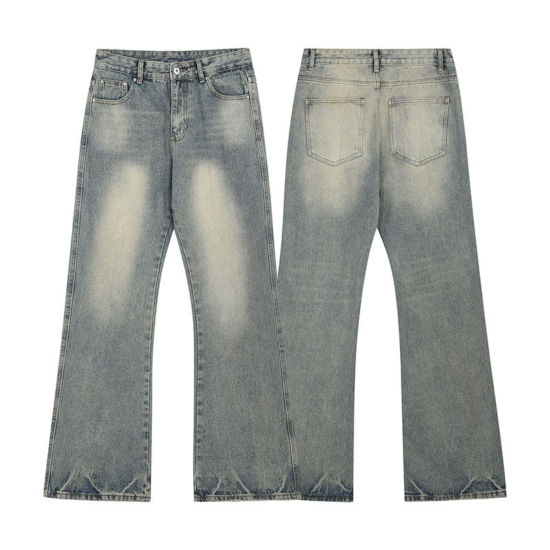 MilkMan Washed Flare Jeans