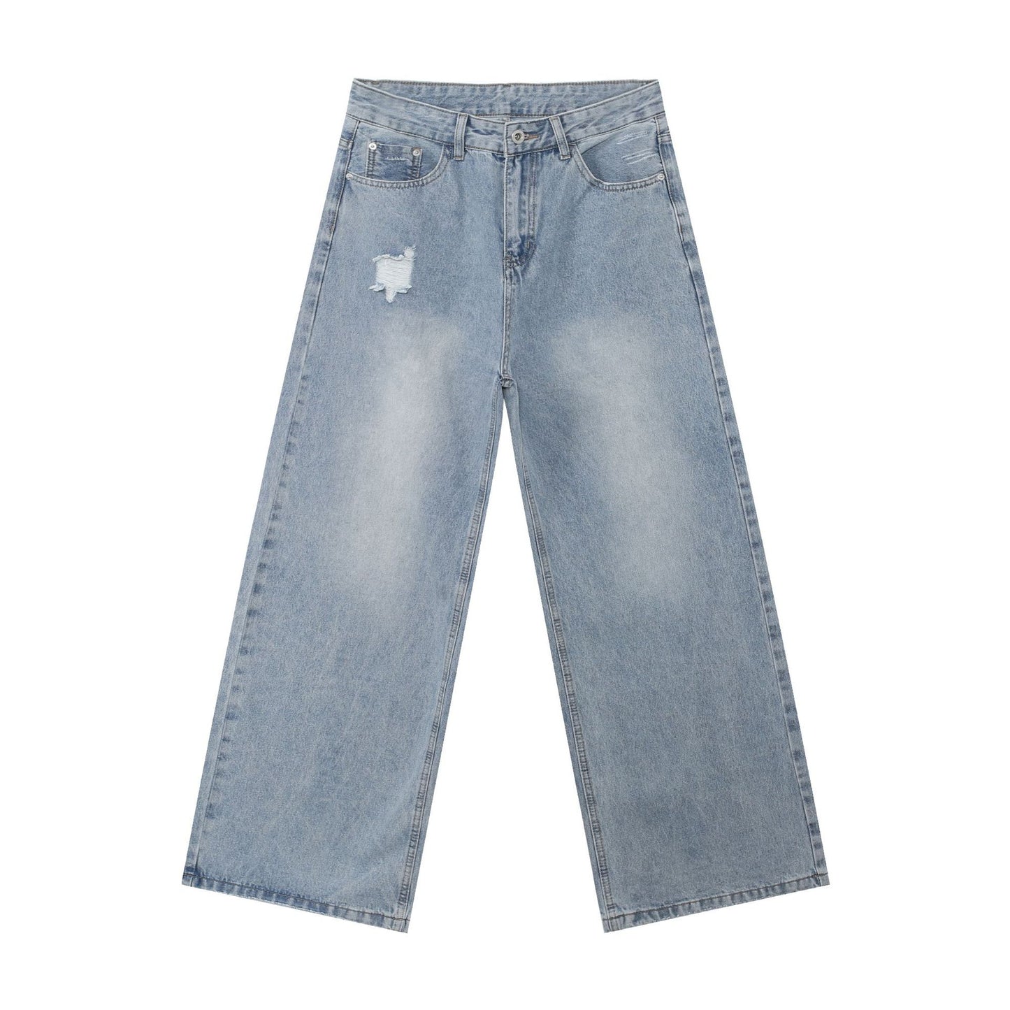 MilkMan Retro Ripped Jeans