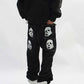 Vaqueros con estampado de calaveras de MilkMan - Urban Edge
