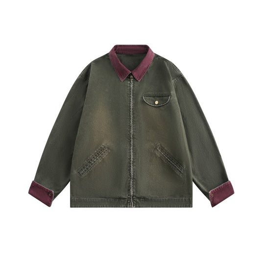 MilkMan Faded Block Cord Jacket