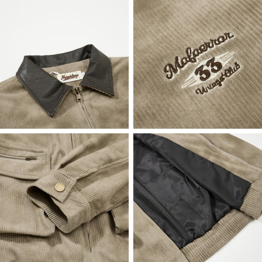 MilkMan Corduroy Patch Jacket