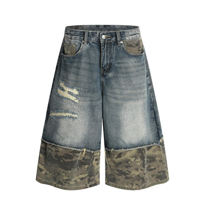 MilkMan Patched Camo Shorts