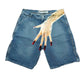 MilkMan Y2K Denim Shorts - Retro Streetwear