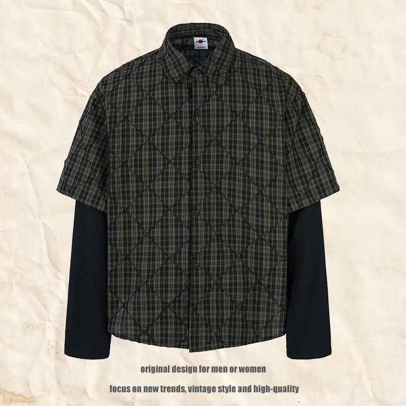 MilkMan Plaid Layer Shirt