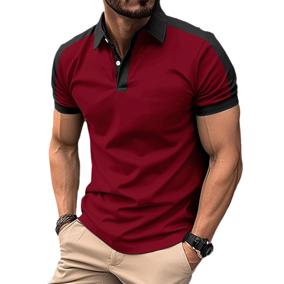 MilkMan Color Block Polo - Modern Edge