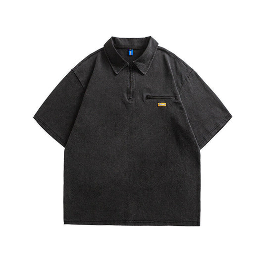 MilkMan Half-Zip Block Polo