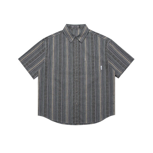 MilkMan Jacquard Stripe Shirt