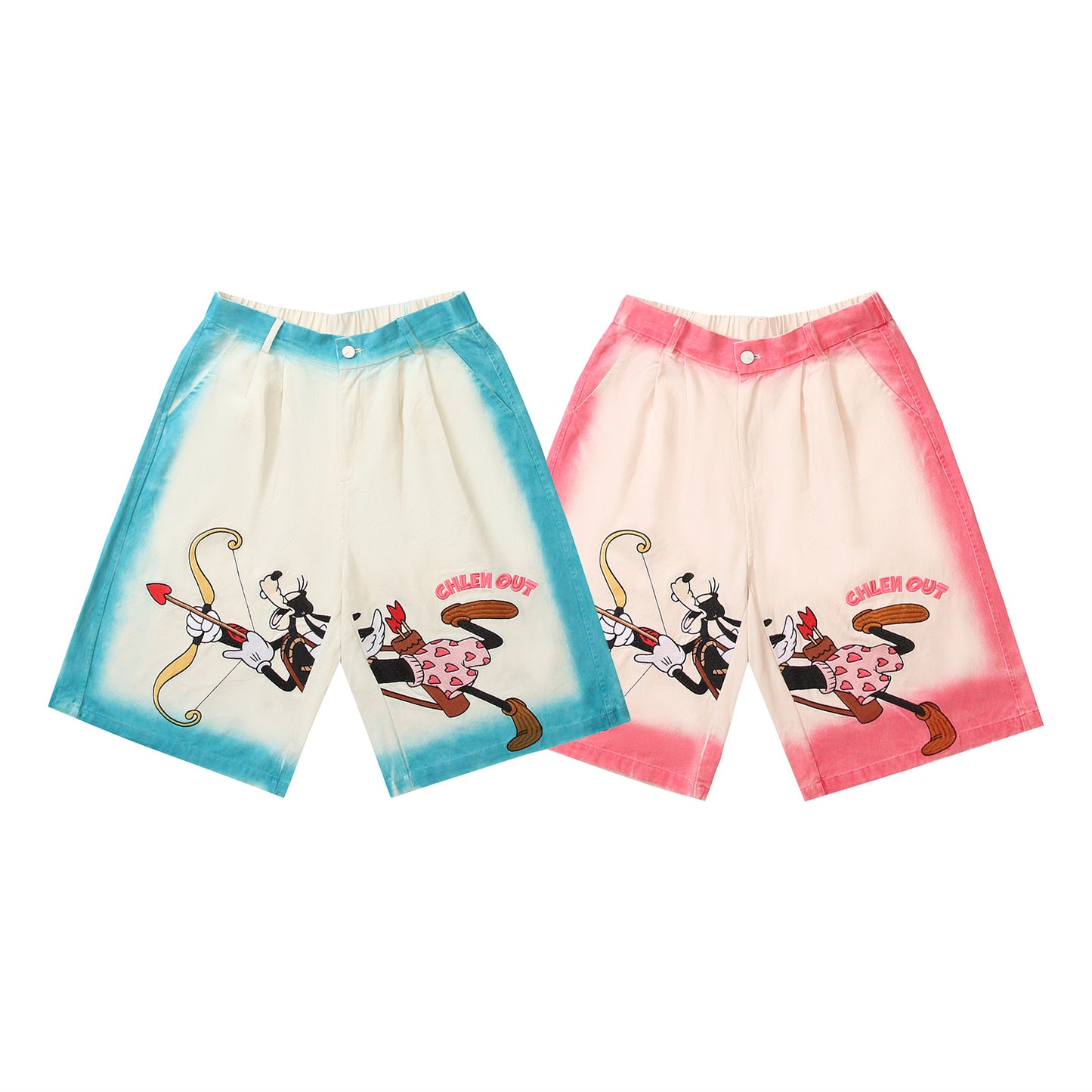 MilkMan Cartoon Denim Shorts