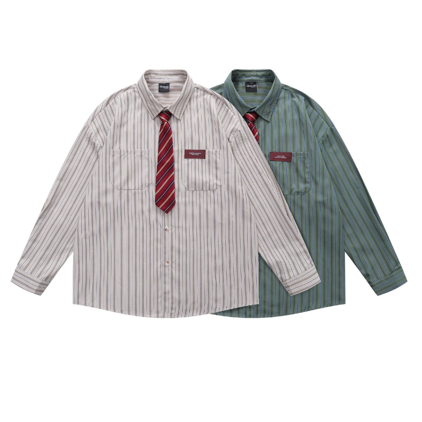 MilkMan Tied Stripe Shirt