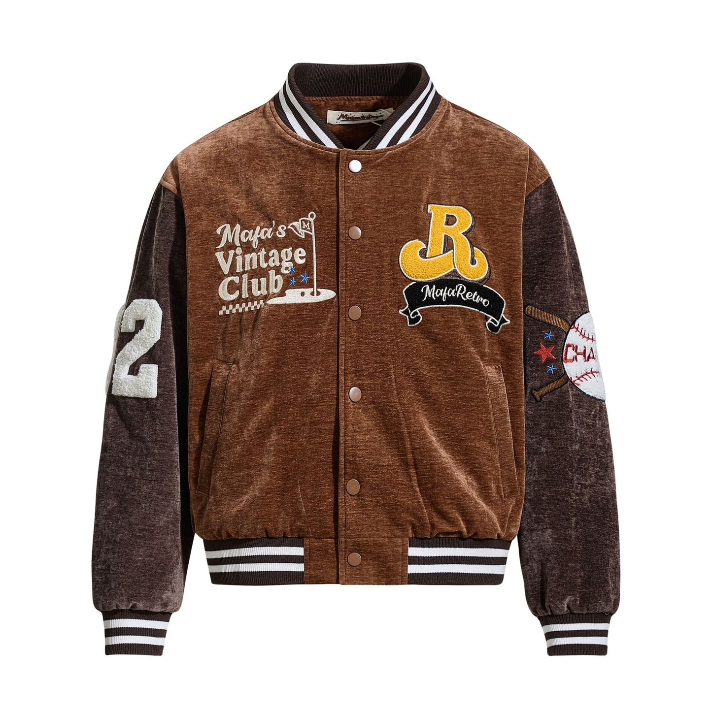 MilkMan Retro Varsity Jacket