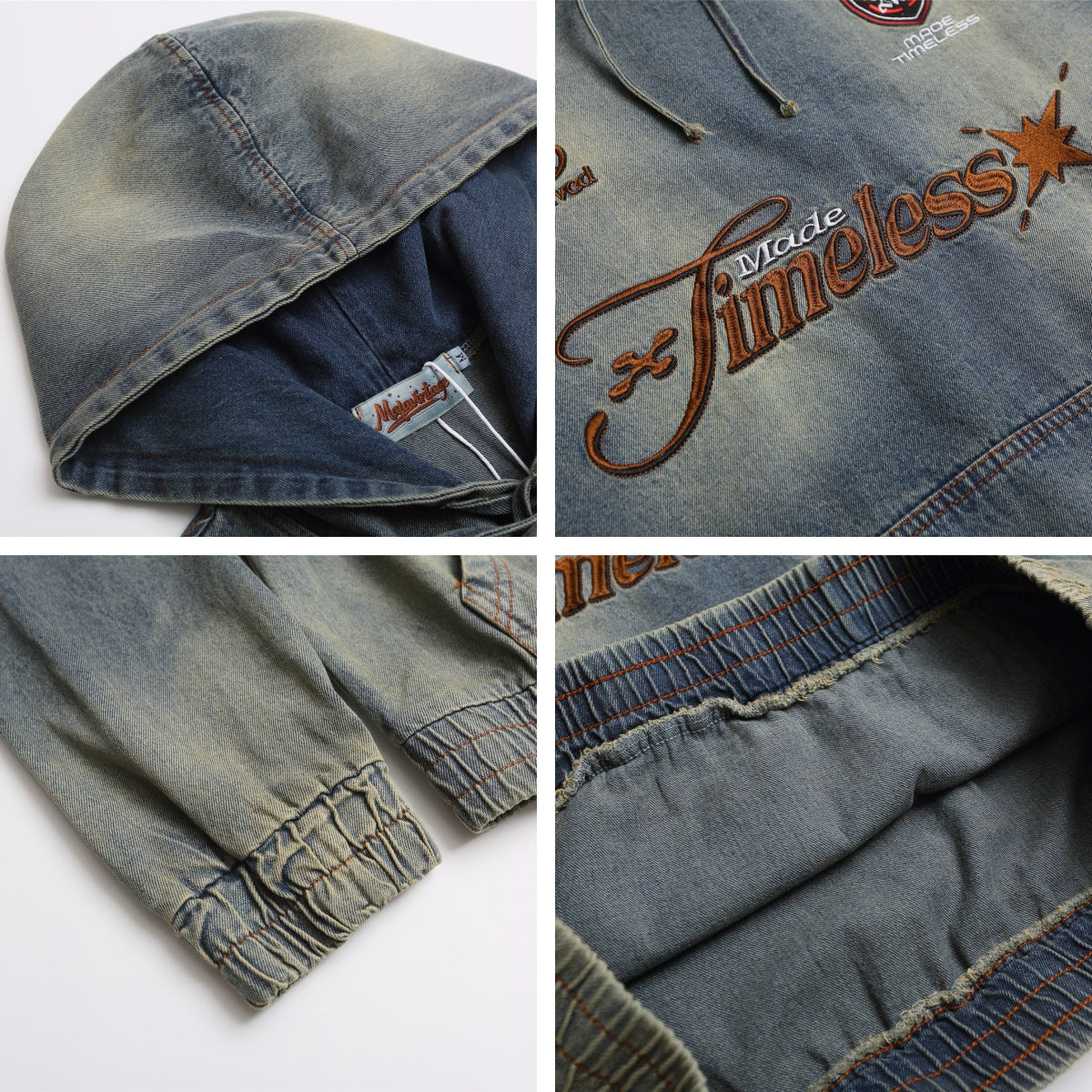 MilkMan Letter Denim Hoodie