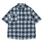 MilkMan Blue Weekend Plaid Shirt