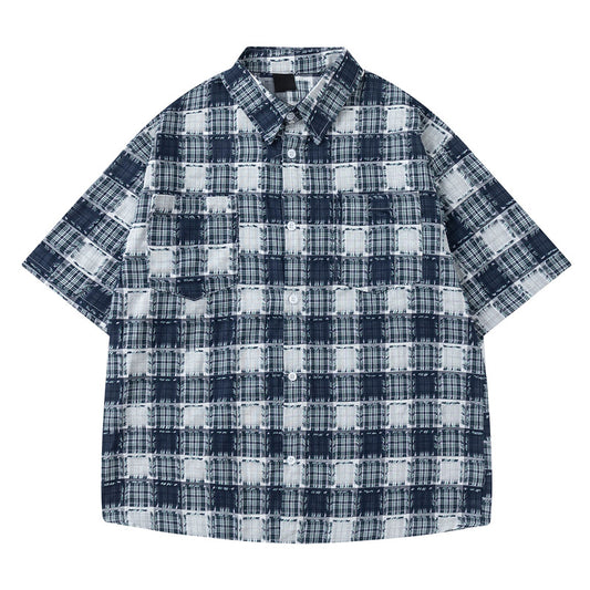 MilkMan Blue Weekend Plaid Shirt