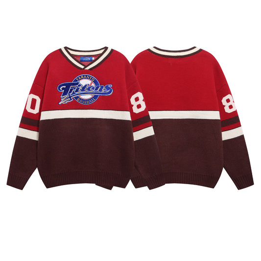 MilkMan Color Block Sweater