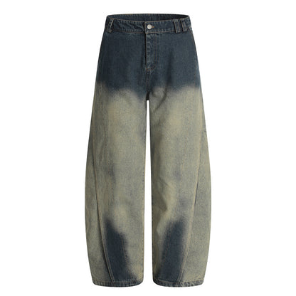 MilkMan Distressed Tapered Denim