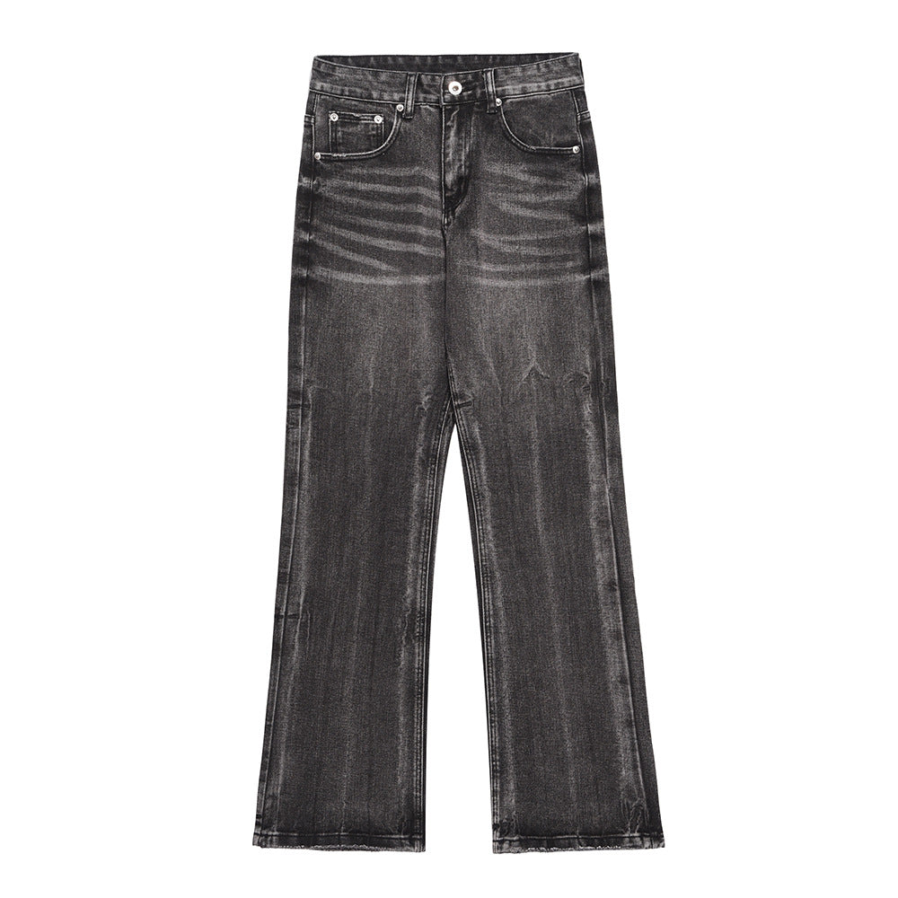 MilkMan Ripped Flare Jeans