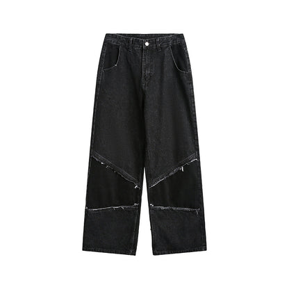MilkMan Fringe Block Denim