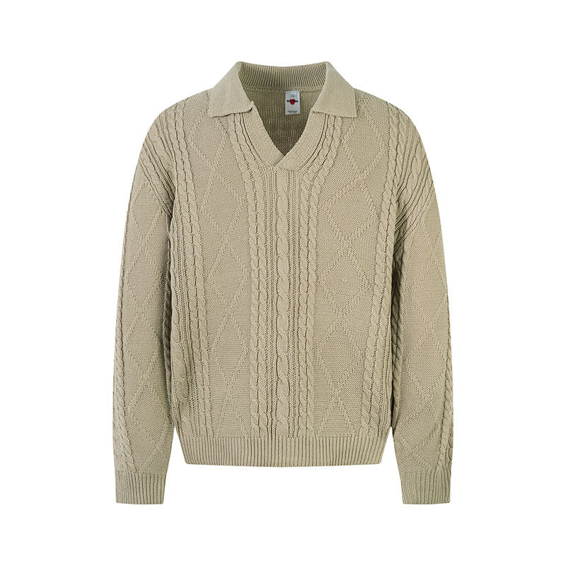 MilkMan Cable Collar Knit