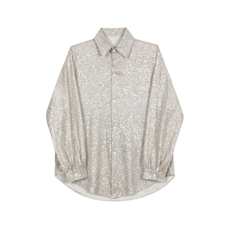 MilkMan Beaded Sequin Shirt - Bold & Unique