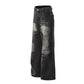 MilkMan Colorblock Flare Jeans