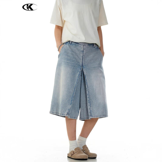 MilkMan Washed Indigo Shorts