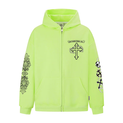 MilkMan Cross Print Hoodie