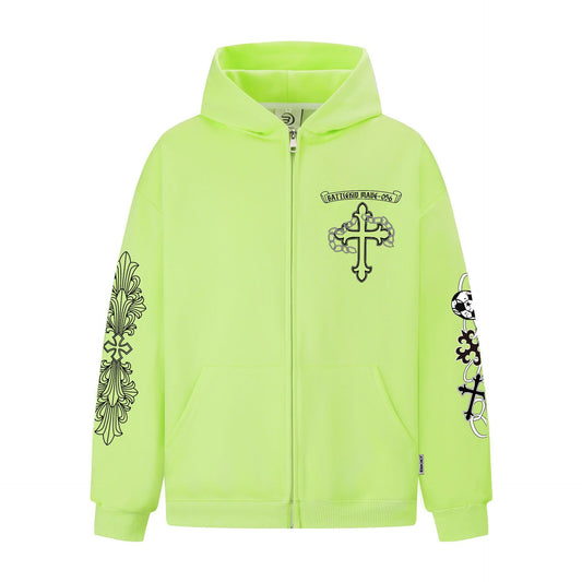 MilkMan Cross Print Hoodie