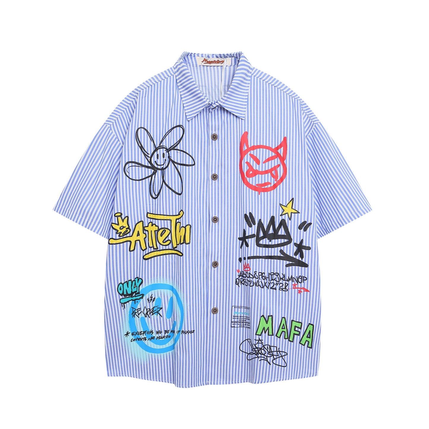 MilkMan Striped Paint Shirt