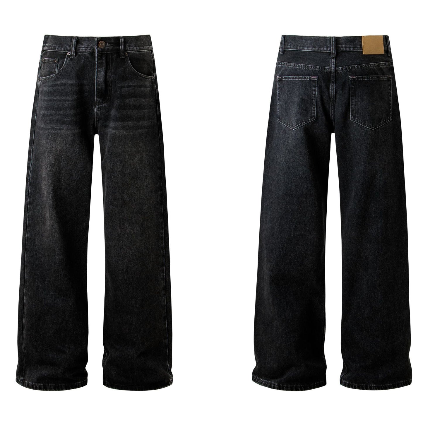 MilkMan Flared Washed Jeans
