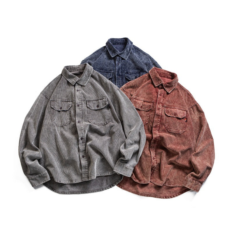 MilkMan Corduroy Patch Shirt