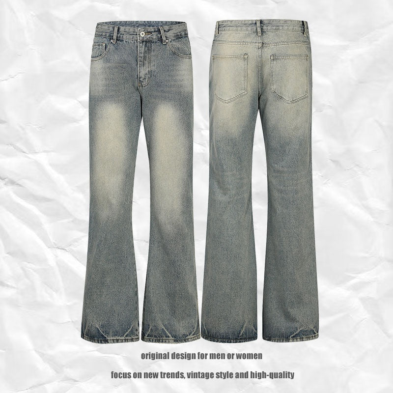 MilkMan Washed Flare Jeans