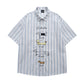 MilkMan Stripe Embroidered Shirt