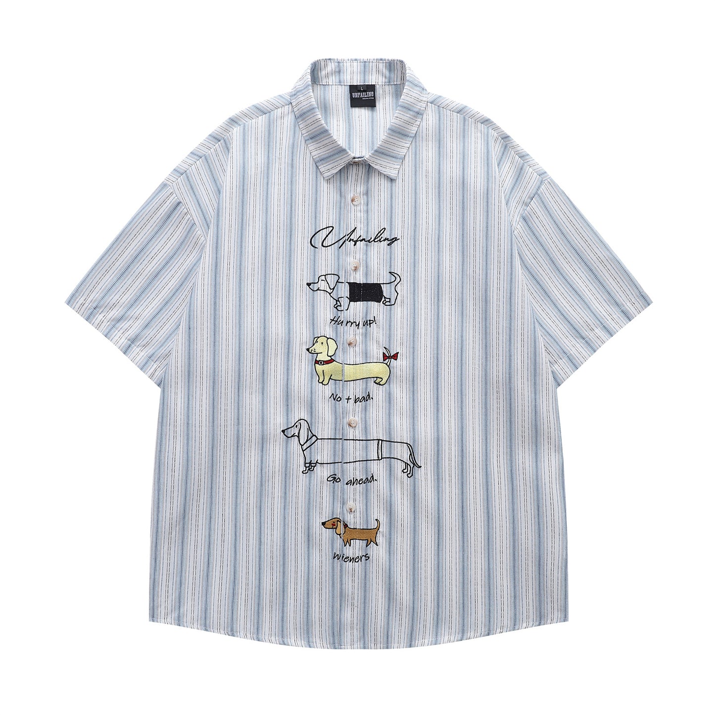 MilkMan Stripe Embroidered Shirt