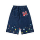 MilkMan Cartoon Denim Shorts