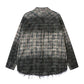 MilkMan Fringe Plaid Overshirt
