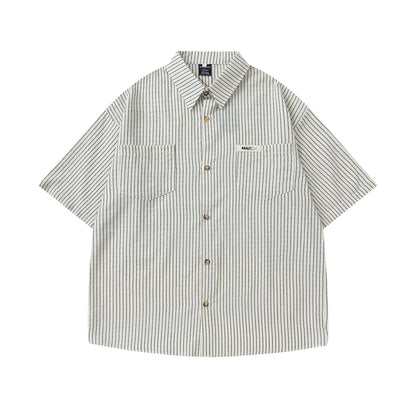 MilkMan Striped Pocket Shirt