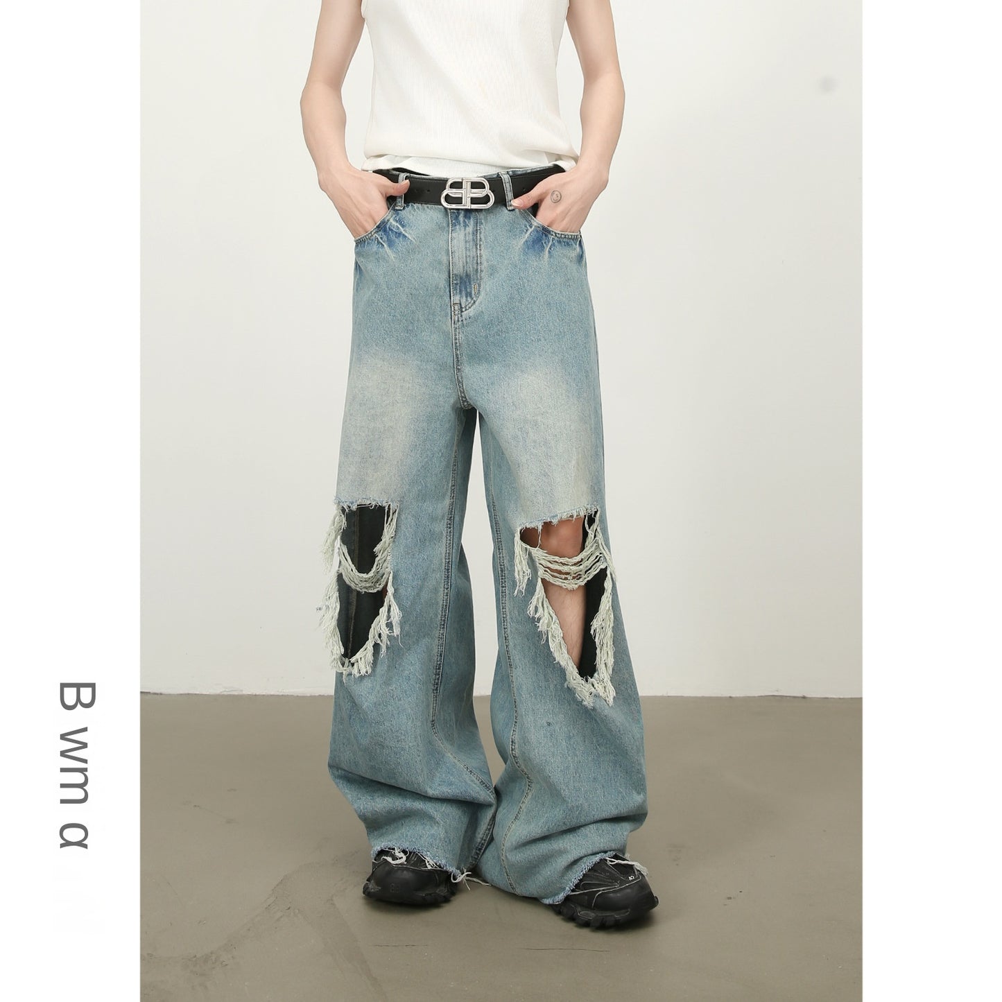 MilkMan Fringe Floor Jeans